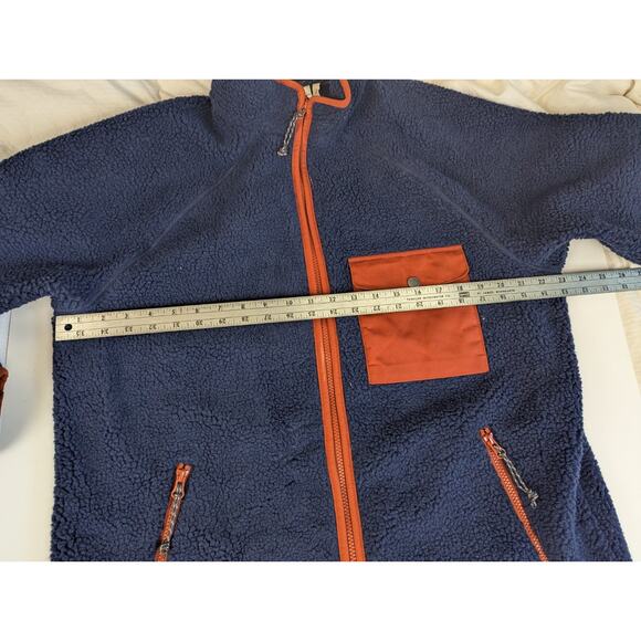 Fjallraven Vardag Pile Fleece Jacket Navy Lined Full Zip Mens Size Medium - Picture 8 of 10